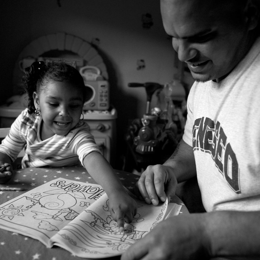 Dad & Daughter Coloring
